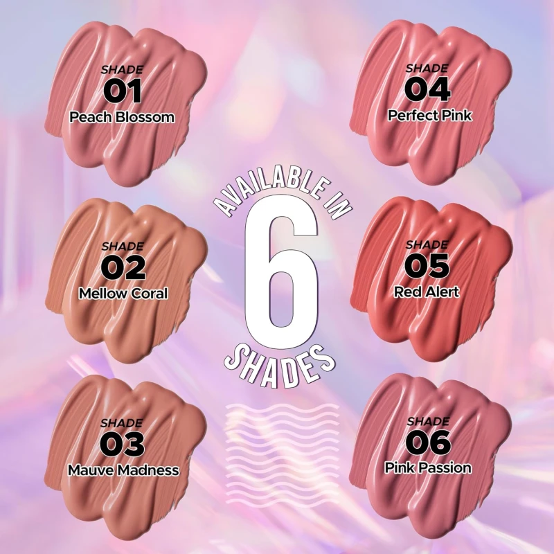 Hilary Rhoda Quick Cream Blush | Mellow | Long-Lasting & Buildable Liquid Blush | Highly Pigmented | Lightweight & Easy to Blend | For All Skin Types | (Mellow Coral) - 20ml thumbnail 7